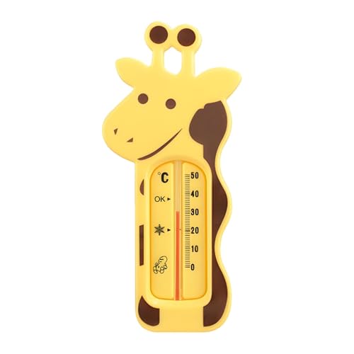 Baby-Badethermometer – Giraffe Babysicheres schwimmendes Badethermometer | Badewannen-Schwimmthermometer-Spielzeug für Babys | Badewannenthermometer | Badewannentemperatur für jungenn und Mädchen von fanelod