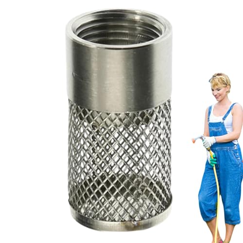 Bewässerungswasserpumpenfilter, Edelstahlfilter für Wasserpumpe – Schnellanschluss-Design, Bewässerungswerkzeug für eine Vielzahl von Standard-Gartenschläuchen von fanelod