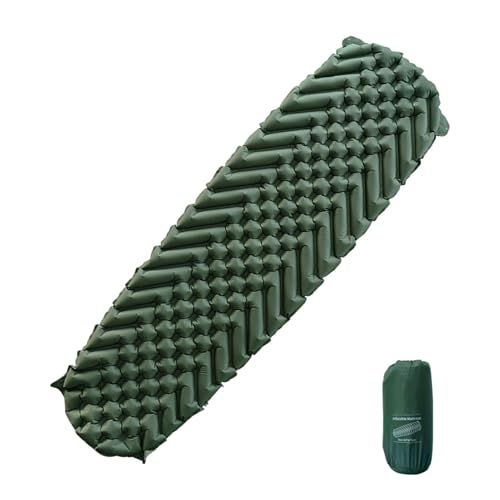 Camping-Luftmatratze – Outdoor-Zeltmatratze, aufblasbare Isomatten, Bequeme, selbstaufblasende Isomatten für Rucksackreisen, Wandern, Reisen von fanelod