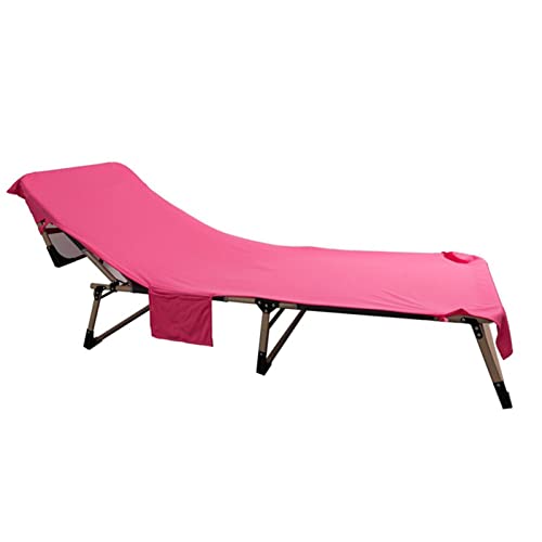 Lounge Chair Strandtuch, Schnelltrocknend Strandkorb, Mikrofaser Chaiselongue Handtuch, Sonnenliege Strandtuch mit Taschen, Handtuch Faltbar mit Seitentaschen für Poolliege von fanelod