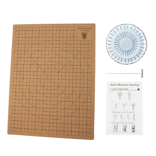 Makramee-Board und Pins, doppelseitiges Makramee-Projektbrett mit Anleitung, tragbares, leichtes Makramee-Bastelbrett, vielseitige Makramee-Werkzeuge Anleitung, großes Makramee-Board zum Flechten von Makramee-Board und Pins, doppelseitiges Makramee-Projektbrett mit Anleitung, tragbares, leichtes Makramee-Bastelbrett, vielseitige Makramee-Werkzeuge Anleitung, großes Makramee-Board zum Flechten von von fanelod