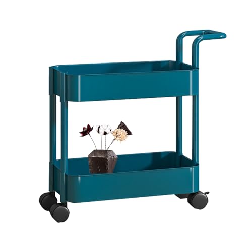 Mehrzweckwagen Rollen, multifunktionaler Aufbewahrungswagen für Büro, praktische dekorative Wagen mit vier Rollen, beweglicher Aufbewahrungs-Organizer, rollende geräumige Aufbewahrungswagen von fanelod