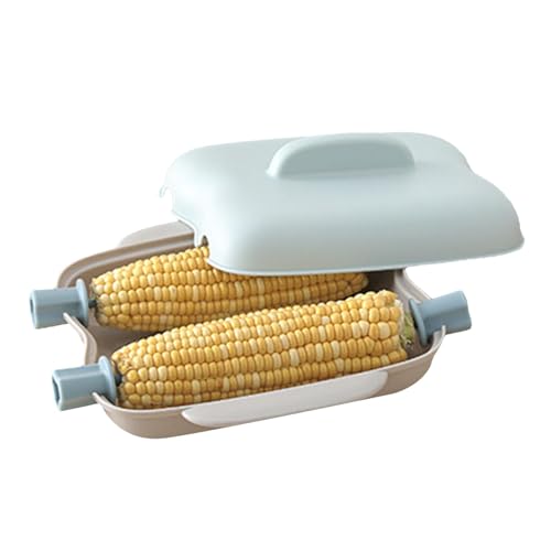 Mikrowellen-Dampfgarer – Tragbare Mikrowelle | Maiskolben-Dampfgarer | Maiskolben-Mikrowelle | Maiskolben-Kocher | - und Fischdampfer mit Deckel und Griff von fanelod