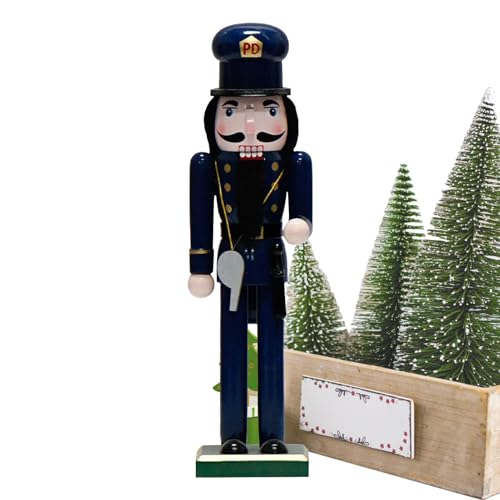 Nussknacker Soldat für Weihnachten | Weihnachtsfiguren | Polizist Nussknacker Puppe Figur | Weihnachten Nussknacker Ornamente 35cm Holz Nussknacker Figur Weihnachtsschmuck Ornament für Festival Party Nussknacker Soldat für Weihnachten | Weihnachtsfiguren | Polizist Nussknacker Puppe Figur | Weihnachten Nussknacker Ornamente 35cm Holz Nussknacker Figur Weihnachtsschmuck Ornament für Festival Party von fanelod
