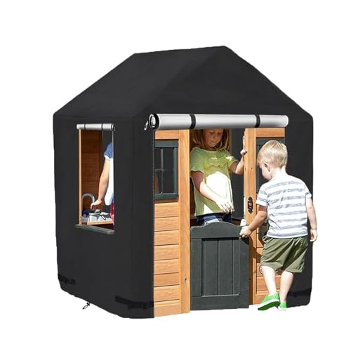Outdoor Kinderspielhaus-Abdeckung, wasserdichte und Sonnenschutzabdeckung, 420D Oxford-Gewebe, Allwetterschutz für Garten, Hinterhof Outdoor Kinderspielhaus-Abdeckung, wasserdichte und Sonnenschutzabdeckung, 420D Oxford-Gewebe, Allwetterschutz für Garten, Hinterhof von fanelod