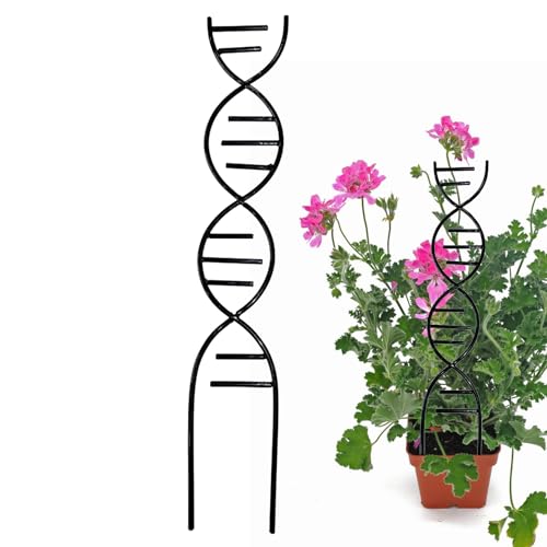 Pflanzenstecker für Zimmerpflanzen, Rankgitter für Topfpflanzen, Topfpflanzenständer, Klettergitter, starke Metall-Gartenstützen, Terrassenpflanzenstütze für Kletterpflanzen, Zimmerpflanzen, Ranken von fanelod