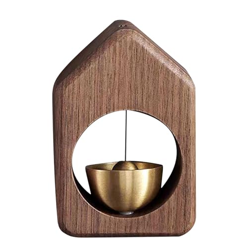 Shopkeepers Klingel für Tür | Magnetische tragbare Dopamin-Türklingel | Holz-Türklingel aus Messing, einfache Installation, Türklingel mit angenehmem Ton für Türöffnung Shopkeepers Klingel für Tür | Magnetische tragbare Dopamin-Türklingel | Holz-Türklingel aus Messing, einfache Installation, Türklingel mit angenehmem Ton für Türöffnung von fanelod