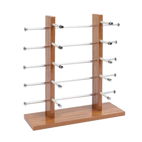 Sonnenbrillenständer – Brillenhalter-Ständer | Brillen-Präsentationsständer für Zuhause oder Brillengeschäft | Holz-Brillenregal zum Aufhängen von Brillen/Brillen, dekorative Hängeaufbewahrung von fanelod