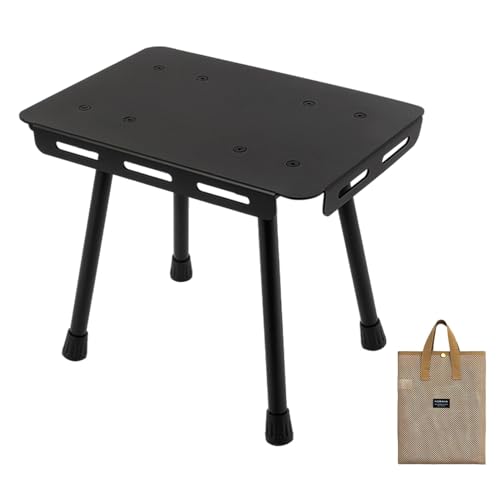 Tragbarer Klapptisch, Stabiler Tragbarer Campingtisch, Outdoor Doppelnutzung Klapptisch Campingtisch Klapptisch Multifunktionaler Picknicktisch Faltbarer Strandtisch für Outdoor-Abenteuer von fanelod