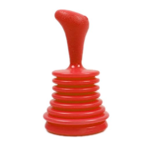 WC-Ablaufpumpe, 1 Spülbeckenablaufpumpe mit ergonomischem Griff, Abfluss mit Balg-Design Pumpe, Luftpumpe Abflussreiniger, Abflusspumpen-Entferner-Werkzeug für Badezimmer, Küche von fanelod