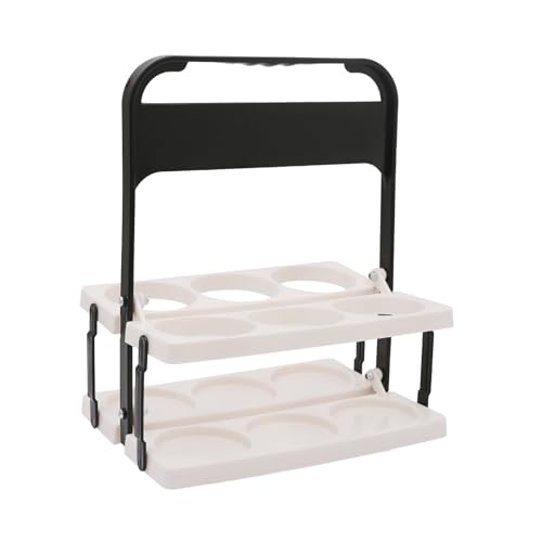 Weinflaschenhalter, Bierflaschenhalter, Kunststoff Flaschenhalter für Outdoor BBQ Esszimmer Hotel Zuhause Faltbarer Wiederverwendbarer Bierkorb von fanelod