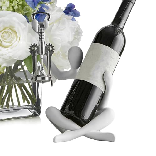 Weinregale - Weinhalter | Weinhalter Arbeitsplatte Harz Weinflaschenregal ohne Flaschenöffner Weinhalter Ständer ohne Flaschenöffner für Küche Bar Arbeitsplatte Tischplatte Ornament Weindekoration von fanelod
