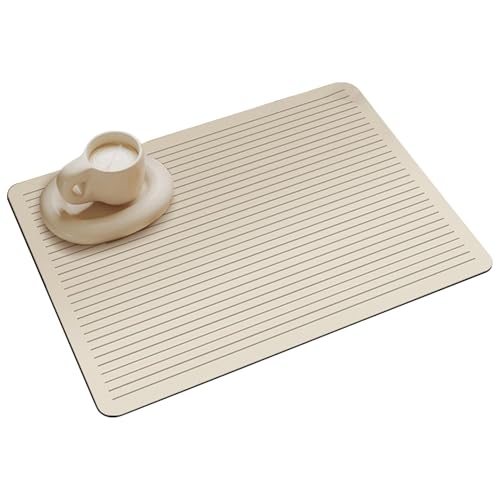 fanelod Kaffee-Bar-Matte – Küchenthekenmatte, Geschirrunterlage, Kaffeezubehör, rutschfeste Küchentheke, Abtropfmatte für Geschirr, Tassen, Küchenschränke fanelod Kaffee-Bar-Matte – Küchenthekenmatte, Geschirrunterlage, Kaffeezubehör, rutschfeste Küchentheke, Abtropfmatte für Geschirr, Tassen, Küchenschränke von fanelod