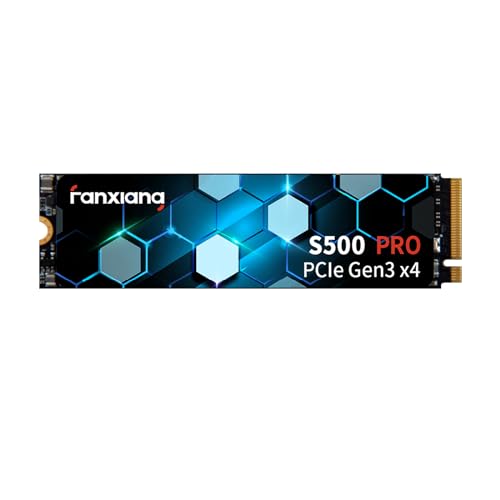 fanxiang M.2 SSD 1TB Interne NVMe SSD Festplatte PCIe 3.0, 3500MB/s Lesen, 3000MB/s Schreiben, SSD M.2 2280 mit SLC Cache, Kompatibel mit Laptop, Notebook und Desktop (S500Pro) von fanxiang