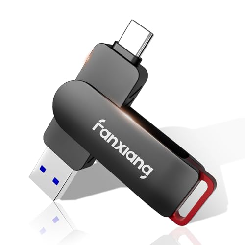 fanxiang Externe SSD 512GB USB C Portable Solid State Flash-Laufwerk, Dual Interface High Speed bis zu 560MB/s Extreme Schneller, Für Android, iPhone15, MacBook/Pro/Air und mehr FF520 von fanxiang