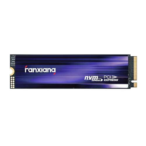 M.2 SSD 1TB Nvme SSD PCIe 4.0 Interne Festplatte 7450MB/s Lesen, 6600MB/s Schreiben, für Gaming, Videoschnitt, Programme, Kompatibel mit Laptop, Desktop, Spielekonsole (S880) von fanxiang