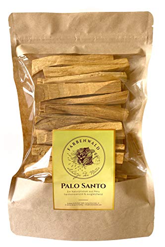 Farbenwald - Palo Santo, 200g, feine Scheite, aus Peru, zum Verräuchern, Bursera graveolens, Räucherwerk von Farbenwald