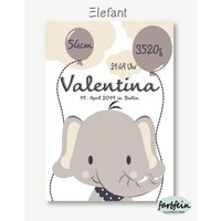 Personalisierte Geburtsanzeige Geburtsbild Geburtsdaten Druck Bilder Kinderzimmer/Motiv Frei Wählbar-A4/ Weiß Beige Personalisierte Geburtsanzeige Geburtsbild Geburtsdaten Druck Bilder Kinderzimmer/Motiv Frei Wählbar-A4/ Weiß Beige von farbfein