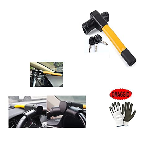 BLOCCA Lenkradschloss STERZO Lenkradschloss Diebstahlsicherung mechanisch Universal mit Schlüsselschloss Montage am Lenker des Autos von farbrothersonline