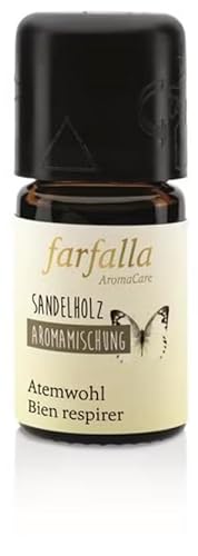 Farfalla Aromamischung Atemwohl Sandelholz 5 ml ätherische Ölmischung von farfalla