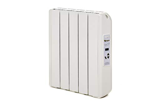 farho Elektrische Ölradiator Energiesparend Eco Green 550W (5) · Elektrischer Heizkörper mit Digitalthermostat 24/7 · Ideal für Aufenthalte bis 9 m² · 10 Jahre Garantie von farho