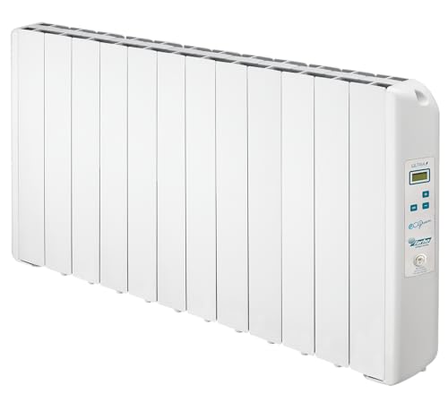 farho Elektrische Ölradiator Energiesparend Eco Green Ultra 2000 W (12) · Elektrischer Heizkörper mit Digitalthermostat 24/7 · Ideal für Aufenthalte bis 30 m² · 10 Jahre Garantie von farho