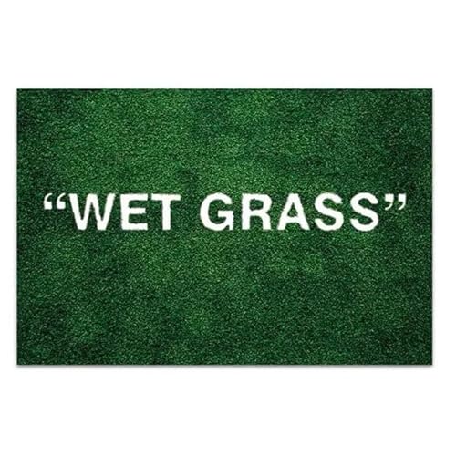 Wet Gras Teppich Teppich Wohnzimmer Dekoration Teppich - Vibrant Green Grass Area Rug • Washable Personalized Wet Grass Area Rug • Gift for Home (80 * 140) von farksepeti