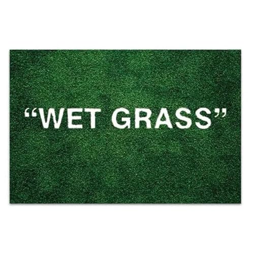 farksepeti Wet Gras Teppich Teppich Wohnzimmer Dekoration Teppich - Vibrant Green Grass Area Rug • Washable Personalized Wet Grass Area Rug • Gift for Home (200 * 140) von farksepeti