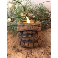 Geschwärztes Bienenwachs Nikolausgesicht #462 ~Weihnachten~Winter~Urlaub~Primitiv~Kerze~Geschenke~ Geschwärztes Bienenwachs Nikolausgesicht #462 ~Weihnachten~Winter~Urlaub~Primitiv~Kerze~Geschenke~ von farmfieldprimitives