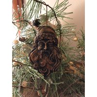 Geschwärztes Bienenwachs Weihnachtsmanngesicht Ornie #464 ~Weihnachten~Primitiv~Santa~Gasthaus~ Geschwärztes Bienenwachs Weihnachtsmanngesicht Ornie #464 ~Weihnachten~Primitiv~Santa~Gasthaus~ von farmfieldprimitives