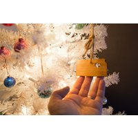 Kansas State Ornament - Herz Ich Bambus Holz Baumschmuck Kansas State Ornament - Herz Ich Bambus Holz Baumschmuck von farmhousemoon