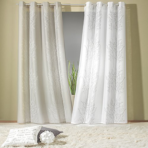 Fashion&Joy Gardine Ösenschal in natürlicher Batist-Optik Baum Äste in Natur o. Stein halbtransparent HxB 245x140 cm - Ausbrenner Modern Chic Vorhang Dekoschal Typ326 Fashion&Joy Gardine Ösenschal in natürlicher Batist-Optik Baum Äste in Natur o. Stein halbtransparent HxB 245x140 cm - Ausbrenner Modern Chic Vorhang Dekoschal Typ326 von Fashion&Joy