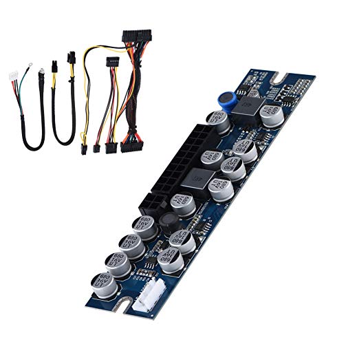 DC 12 V 300 W Módulo de Fuente de PC de Protección Completa Portátil PSU Módulo de Fuente de Stromversorgung Professional, Con 24-poliger Anschluss, AUX/SATA Kabel para Mini-ITX und 1U Case von fasient
