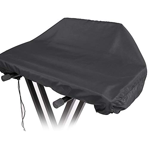 fasient1 88 Tasten Klaviertastaturabdeckung, wasserdichte Staubschutzabdeckung für Digitalpiano Keyboard mit Schnurverriegelung, für elektronische Keyboards, usw. von fasient1