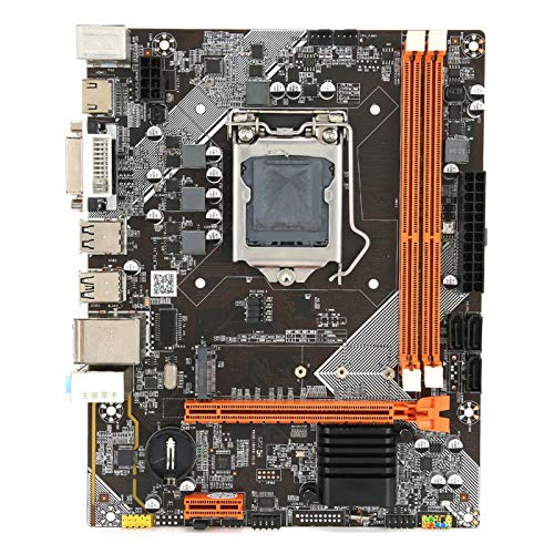 DDR3-Computer-Motherboard, M-ATX-Desktop-Motherboard LGA 1155, Unterstützung für M.2-Festplatte/NVME/SATA/PCIE/USB, 6-Kanal-Soundkartenchip von fasient1