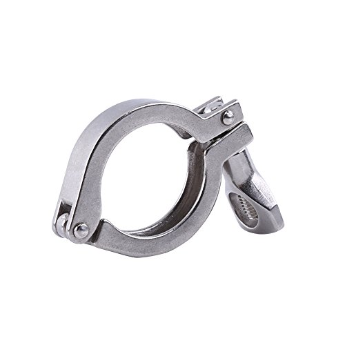 Hochleistungs-Tri-Clamp-Klee 6,4 MPa Edelstahl-Handschnalle, Präzisionsgussklemmen, Schnellklemme(Tri Clamp Ferrule 50.5MM) von fasient1