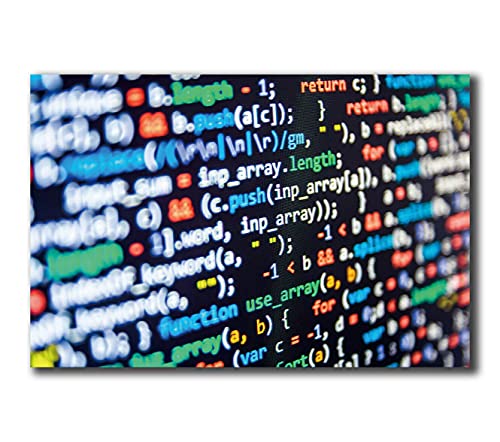 Poster und Drucke Computer Programmiercode Funny Science Technology Wandkunst Poster Schlafzimmer Schlafsaal Canvas Malerei Wohnkultur(60x90cm no frame) von fasmm