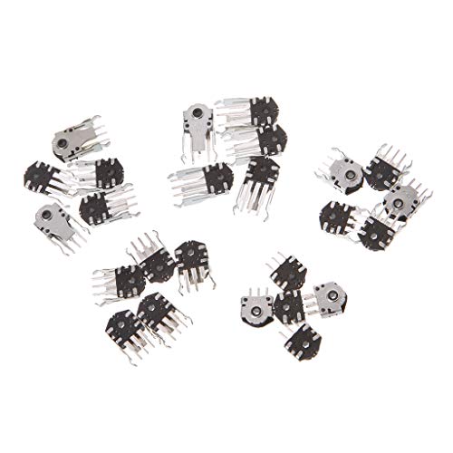fatteryu 25pcs 5 Arten Maus Encoder Kit Rad Encoder Schalter Ersatzteile Decoder Rad von fatteryu