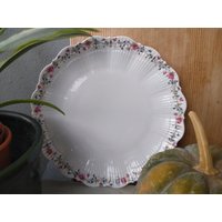 Giraud Limoges Porzellan Blütenkranz Kuchenteller Frühstücksteller Weiß Mit Blumendekor Romantisch #lim6 Giraud Limoges Porzellan Blütenkranz Kuchenteller Frühstücksteller Weiß Mit Blumendekor Romantisch #lim6 von sinteins