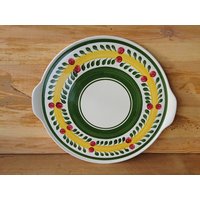 Villeroy Und Boch Design Renate V&b Tortenplatte Kuchenplatte Steingut Keramik Weiß Mit Grünem Muster Villeroy Und Boch Design Renate V&b Tortenplatte Kuchenplatte Steingut Keramik Weiß Mit Grünem Muster von sinteins