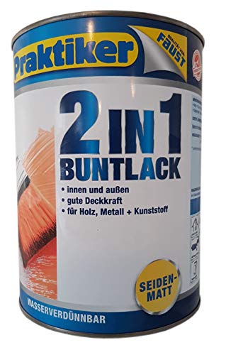 Faust 2in1 Buntlack wasserverdünnbar Seidenmatt Moosgrün innen&außen 2,5 L Faust 2in1 Buntlack wasserverdünnbar Seidenmatt Moosgrün innen&außen 2,5 L von faust