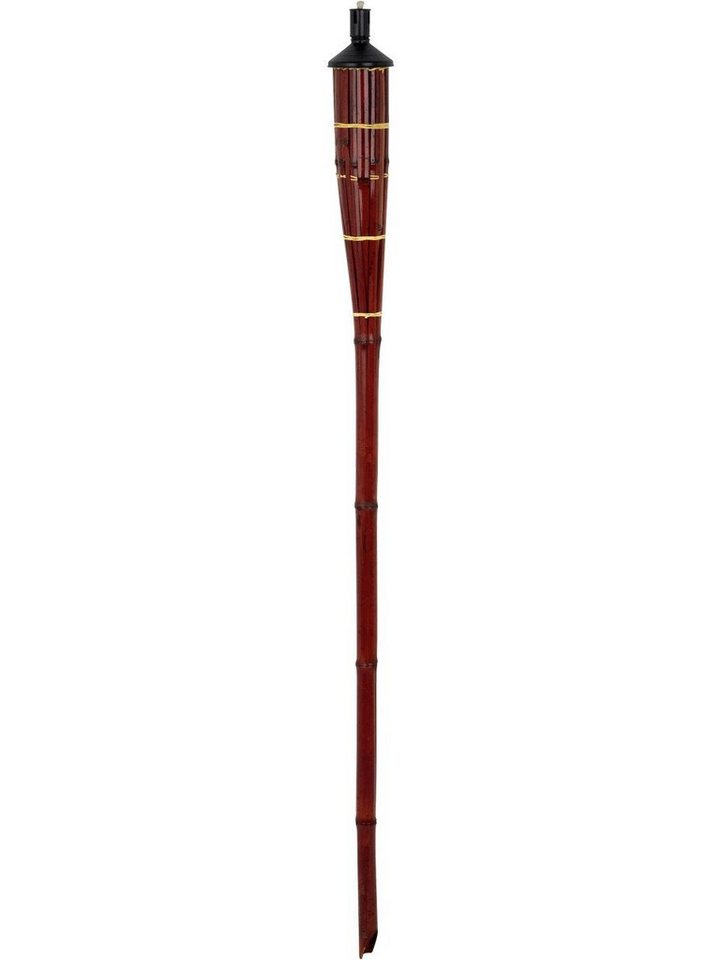 favorit Formkerze Favorit Bambusfackel DeLuxe 150 cm, rotbraun von favorit