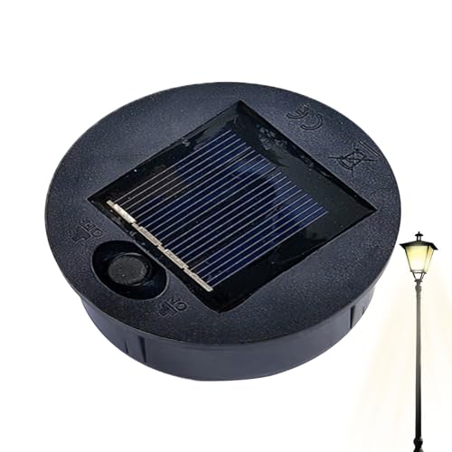 10cm Solar Ersatzleuchten, Solarleuchten Ersatzteile Ersatz Top Ersatzoberteil Ersatz Solarpanel-Teile Wasserdichtes Und Automatisch , -Laternenteile 7 X 7 Cm von fayarrd