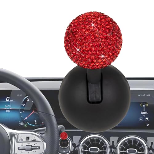 fayarrd Auto-Push-to-Start-Wippe, Automobil-Start-Wippe,Auto-Strassstein-Kipphebel mit Kugelstange - Auto-Ein-Startwippe für LKW, SUV, Cabrio von fayarrd