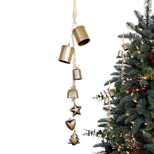 fayarrd Dekorative Kuhglocken | Kuhglocken Deko - Wanddekoration Mit Seil Für Weihnachtsfeier Wohnzimmer Schlafzimmer Balkon Kaminbank Festliche Feiern fayarrd Dekorative Kuhglocken | Kuhglocken Deko - Wanddekoration Mit Seil Für Weihnachtsfeier Wohnzimmer Schlafzimmer Balkon Kaminbank Festliche Feiern von fayarrd
