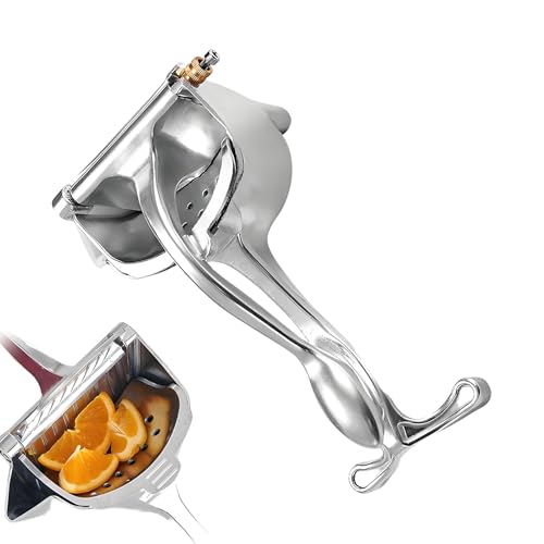 fayarrd Manuelle Zitruspresse - Robuster Orangenpresser - Tragbarer Behälter Küchenhelfer Für Zuhause Orange Camping Picknick Grapefruit von fayarrd