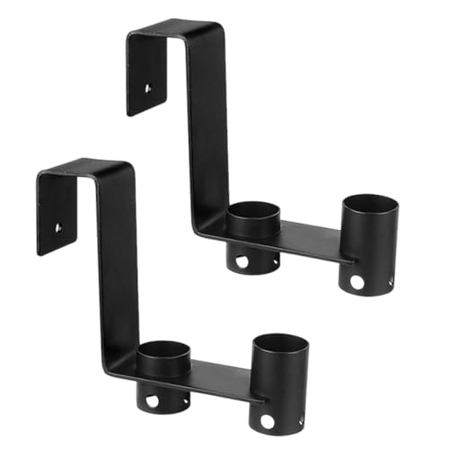 fayarrd Poolstangen-Haken,Hochbelastbare Metall-Zaunhaken 2er-Set - Gartenzubehör Für Schwimmbad Sport Rasen Terrasse & Außenbereich von fayarrd