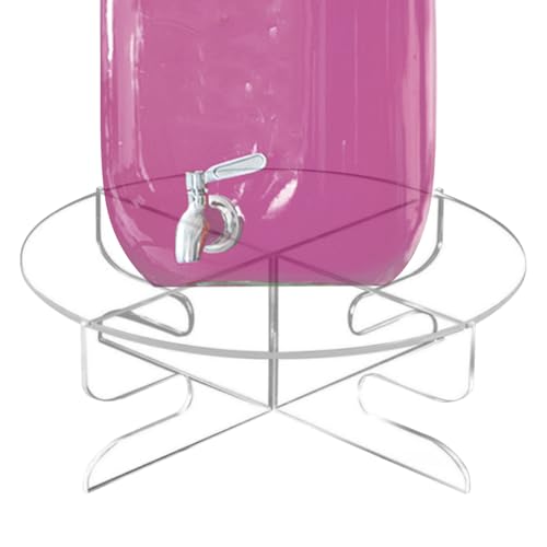 fayarrd Ständer Für Getränkespender - Acrylglas Getränkespender Halterung | Organizer für Krug Karaffe Dessert Präsentation Küchentisch Essen Gastronomie Events Party von fayarrd