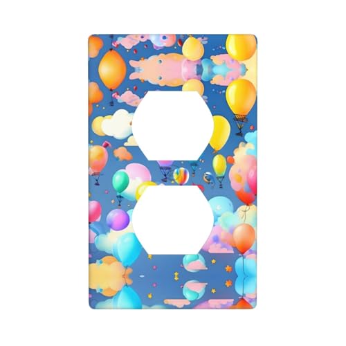 Bedruckte Wandplatte mit bunten Luftballons, PC-Material, stoßfest, britischer Standard, hitzebeständig, für Wohn- und Gewerbe Bedruckte Wandplatte mit bunten Luftballons, PC-Material, stoßfest, britischer Standard, hitzebeständig, für Wohn- und Gewerbe von fdgbnm