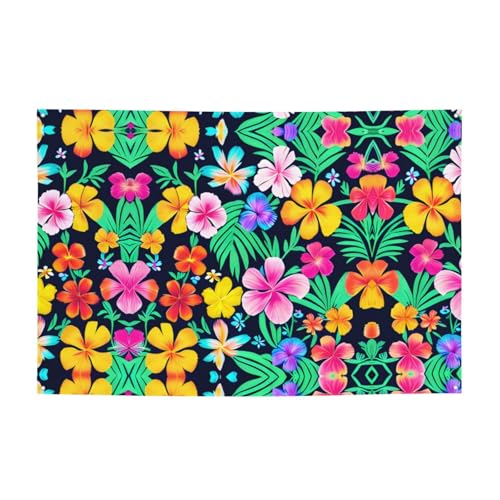 FDGBNM Bunte Blumen, lebendiges Party-Banner, 119,4 x 43,2 cm, UV-beständig, lichtbeständig, 4 Ösen, für den Innen- und Außenbereich. FDGBNM Bunte Blumen, lebendiges Party-Banner, 119,4 x 43,2 cm, UV-beständig, lichtbeständig, 4 Ösen, für den Innen- und Außenbereich. von fdgbnm